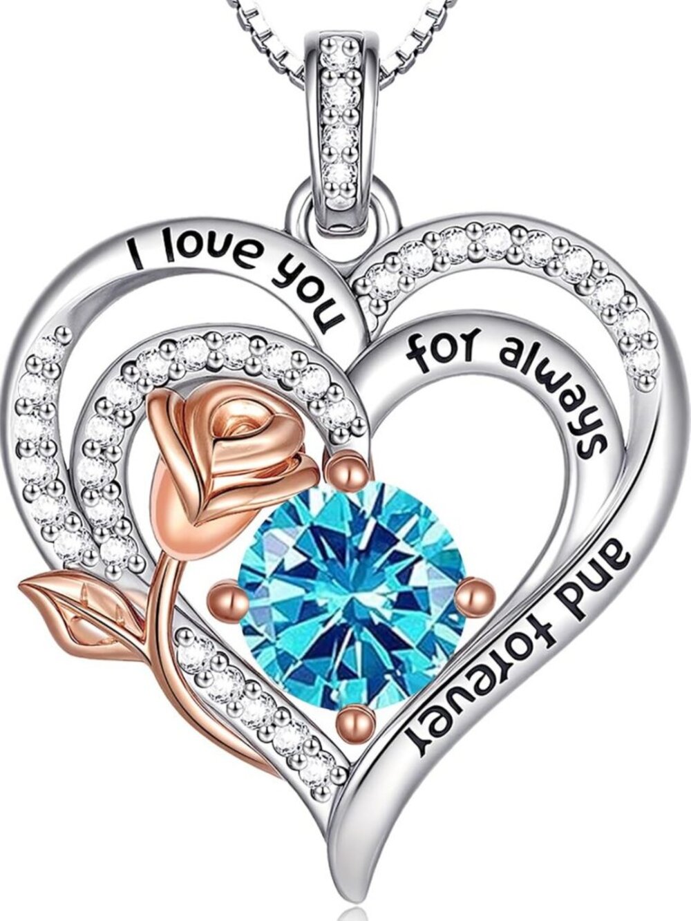 Personalized Birthstone Heart Necklace - Meaningful Jewelry Gift for Her